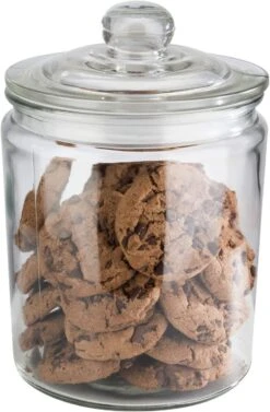 APS Vorratsglas/Aufbewahrungsglas -WOODY-14 X 14 Cm, H: 21,5 Cm -APS 0b2920f9 76e1 496d 851d 1dcd2838f45f