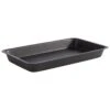 APS Tablett -LEVANTE- 25,5 X 16 Cm, H: 3 Cm Edelstahl, Farbe: Grey Black 0,7 Liter