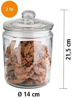 APS Vorratsglas/Aufbewahrungsglas -CLASSIC-Ø 14 Cm, H: 21,5 Cm -APS 26e4dc7b fd9d 4796 b0b6 f68d68111a40