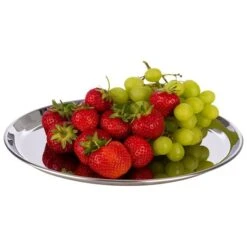 APS Tablett Ø27 Cm, H: 1,5 Cm, Edelstahl, Hochglanzpoliert -APS 2ded3fd5 e74d 448e 9d62 0165766071d0