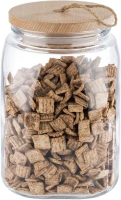 APS Vorratsglas/Aufbewahrungsglas -WOODY-14 X 14 Cm, H: 11 Cm -APS 2e2af059 c9c8 48ef a46f e2c606eafb10 4