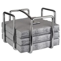 APS Serviettenhalter/Serviettenbox/Serviettenbehälter -HERO-18,5 X 18,5 Cm, H: 14 Cm -APS 33ad7d05 3c10 4858 a748 e2fc5cc7efec