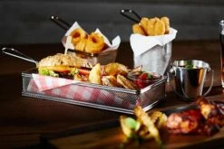 APS Servier-Frittierkorb/ServierschaleØ 8 Cm, H: 7,5 Cm, Griff 9,5cm -APS 34fedcb8 e718 47bd a141 18669add4d7a