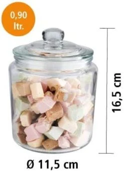 APS Vorratsglas/Aufbewahrungsglas -CLASSIC-Ø 11,5 Cm, H: 16 Cm -APS 3aea905c a0ce 4582 84c1 7c3ef56aa744