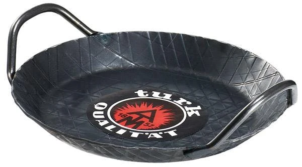 APS 73702 Schmiedeeiserne Servierpfanne Ø Oben 28 Cm, Ø Unten 21 Cm