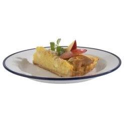 APS Teller/Speiseteller/Deko-Teller/Melamin-Teller -ENAMEL LOOK-Ø 24,5 Cm, H: 2,5 Cm -APS 3e6ff209 f4aa 44a4 a990 d822d6d4a052