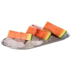 APS Tablett 30 X 15,5 Cm, H: 1,5 Cm, Edelstahl, Hochglanzpoliert -APS 4c60bfba ec24 4be1 b8dc 8e6084054c0a