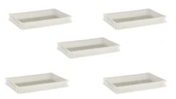 APS Teig- Und Pizzaballenbehälter 60 X 40 Cm, H: 7,5 Cm Polyethylen, Weiß -APS 6ccbc9af 0bc9 4ed6 8a94 84b52f6d91ca 5