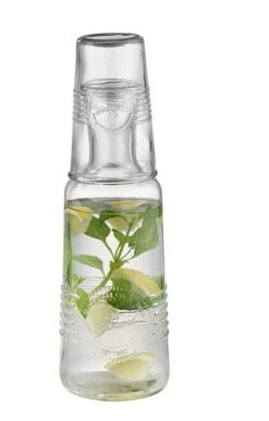 APS Glaskaraffe 1,0 Liter Mit Trinkglas 300 Ml Im Old-Fashioned Design -APS 6e01ad9c 5634 43f0 9277 b358f5874e55