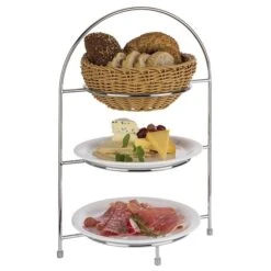 APS 989 2-stufige Etagère Ø 25 / 20 Cm, H: 24 Cm -APS 7556e655 f7c0 4b1c 9cf5 66cadfd5e400 1