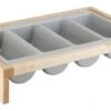 APS Besteckständer/Besteckhalter/Besteckbehälter -BRIDGE-57,5 X 37 Cm, H: 12 Cm -APS 7ec48b5c 9393 4a1f 809f 6f31d2ade829