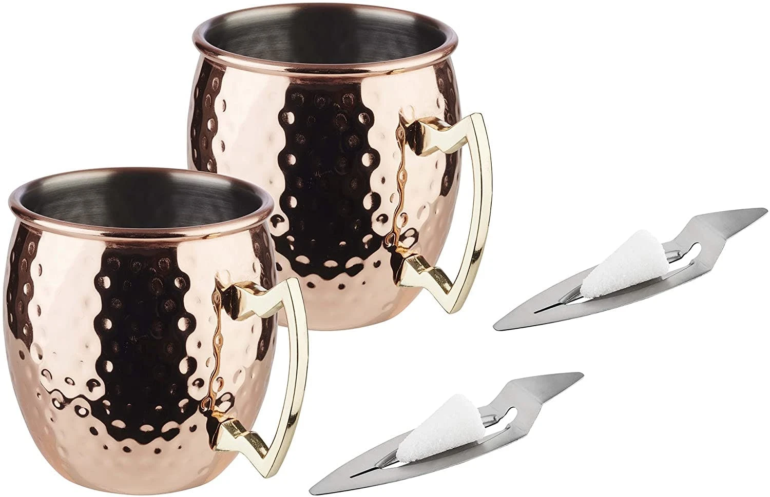 APS 65071 Mini Feuerzangenbowle Set, 2 Edelstahl Becher Im Kupfer-Look, Punschgefäß, 2 Mini-Feuerzangen 4 APS 65071 Mini Feuerzangenbowle Set, 2 Edelstahl Becher Im Kupfer-Look, Punschgefäß, 2 Mini-Feuerzangen – Bild 2