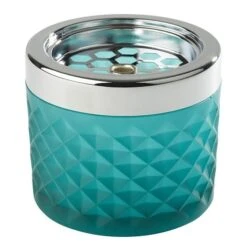 APS Wind-Aschenbecher Aus Glas Schwarz-gefrostet Ø 9,5 Cm -APS bb798629 bf50 4e0c a0b3 1313e64b5014 1