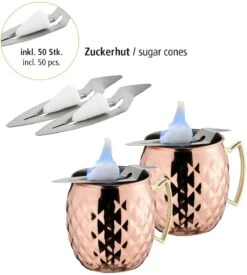 APS 65072 Mini Feuerzangenbowle Set, 2 Edelstahl Becher Im Kupfer-Look, Punschgefäß, 2 Mini-Feuerzangen 13 APS 65072 Mini Feuerzangenbowle Set, 2 Edelstahl Becher Im Kupfer-Look, Punschgefäß, 2 Mini-Feuerzangen -APS c920d139 eb30 447f ad67 993530ac6243