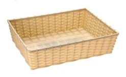 APS Korb -WICKER-LOOK-/ Brot-/ Obstkorb39,5 X 29,5 Cm, H: 10 Cm
