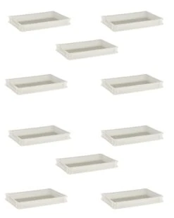 APS Deckel Zu Pizzaballenbehälter 60 X 40 Cm, H: 1 Cm Polyethylen, Weiß -APS ce49af93 8155 4bc2 a02f 6f3dd64626c7 4