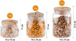 APS Vorratsglas/Aufbewahrungsglas -WOODY-14 X 14 Cm, H: 11 Cm -APS e768e075 71e2 4526 8135 bdf4aea43628