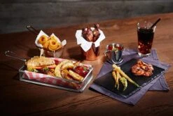 APS Servier-Frittierkorb/ServierschaleØ 8 Cm, H: 7,5 Cm, Griff 9,5cm -APS f2002a21 c80a 4bee 9412 9cbceda9e5f9